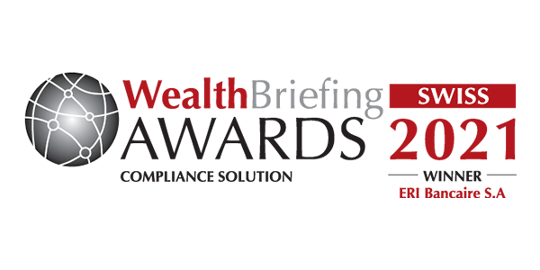 ERI winner in the “Best Compliance Solution” category at the WealthBriefing Swiss Awards 2021