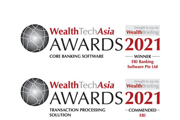 ERI winner in ‘Core Banking Software’ category and Highly Commended in ‘Transaction Processing Solution’ category