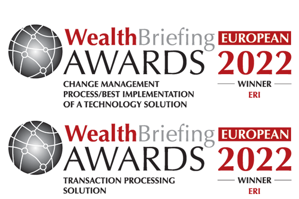 ERI winner in the ‘Change Management Process/Best Implementation of a Technology Solution’ and ‘Transaction Processing Solution’