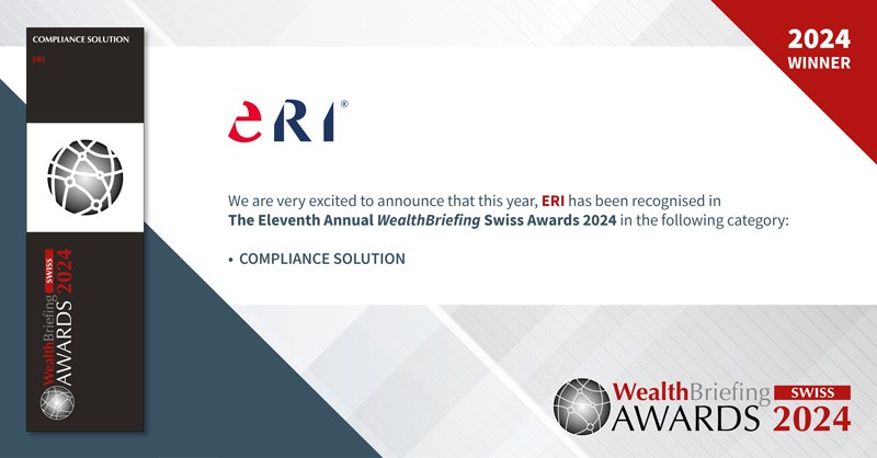 Best Compliance Solution at the WealthBriefing Swiss Awards 2024
