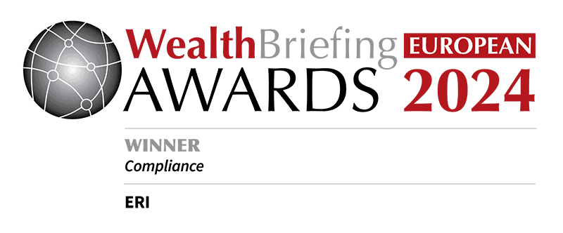 ERI’s OLYMPIC Banking System awarded Best Compliance Solution at the WealthBriefing European Awards 2024