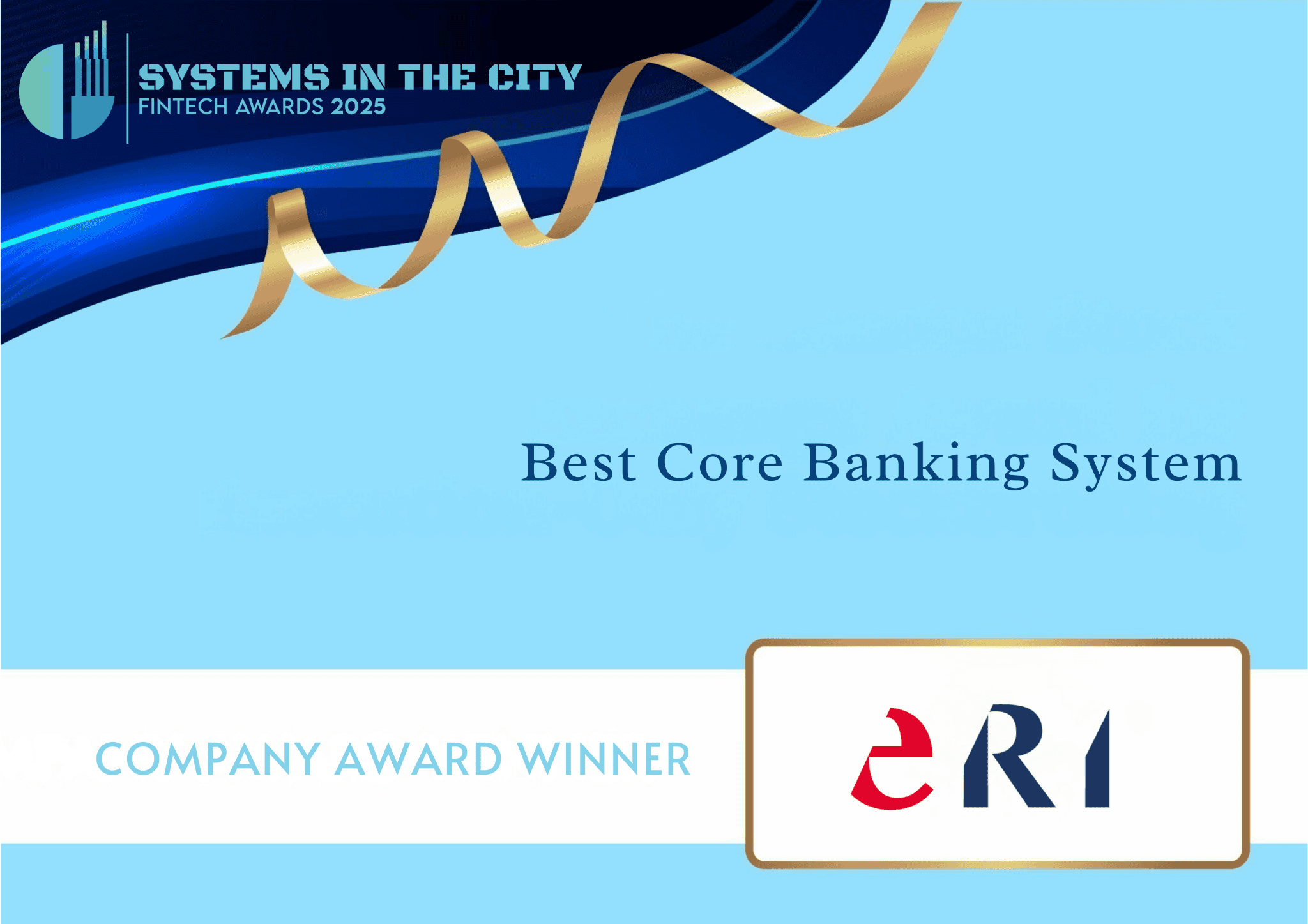 Systems in the City Financial Technology Awards 2024