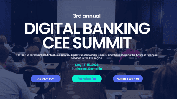 Banner of the 3rd Annual Digital Banking CEE Summit 2026